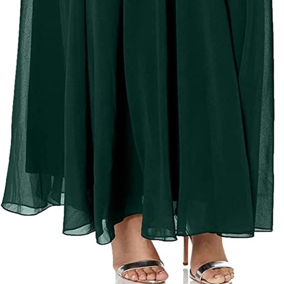 J KARA 3/4 Sleeve V-Neck Beaded Top Long Gown  NEW WITH TAGS! - Picture 4 of 16